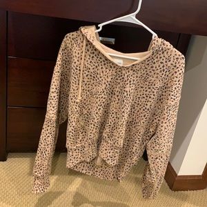 Animal printed sweatshirt